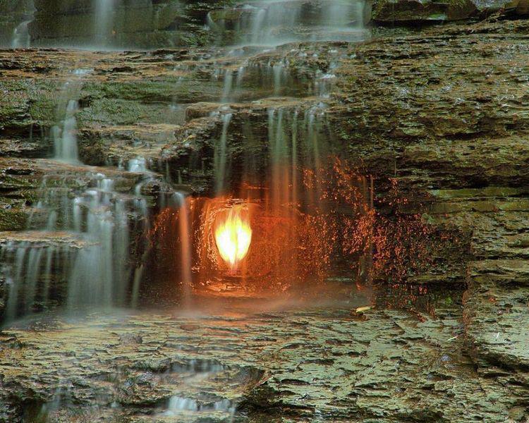 Eternal Flame Falls — Chestnut Ridge Park, Buffalo New York