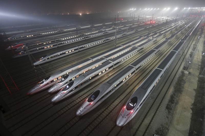 China has opened the world's longest high speed train line